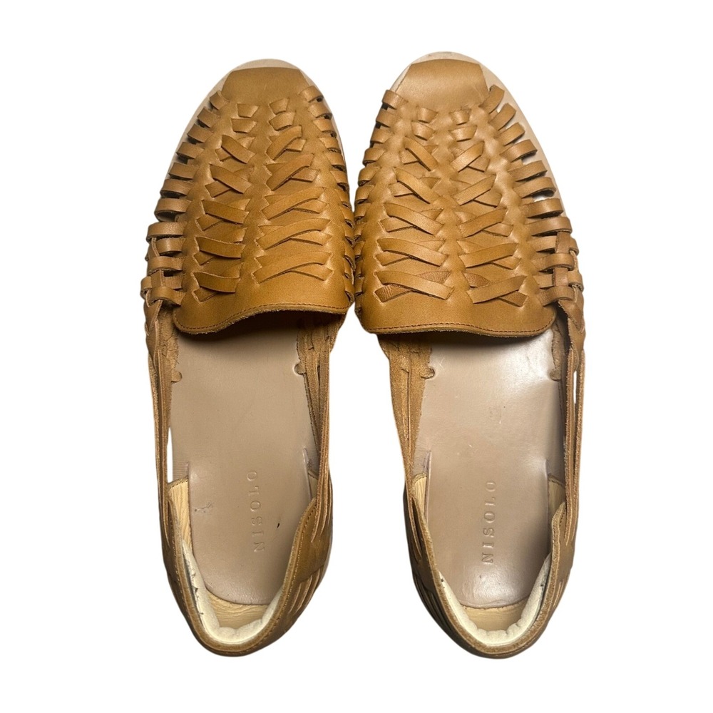 Nisolo Huarache Woven Leather Slip On Loafers‎ Mens Shoes Size 11